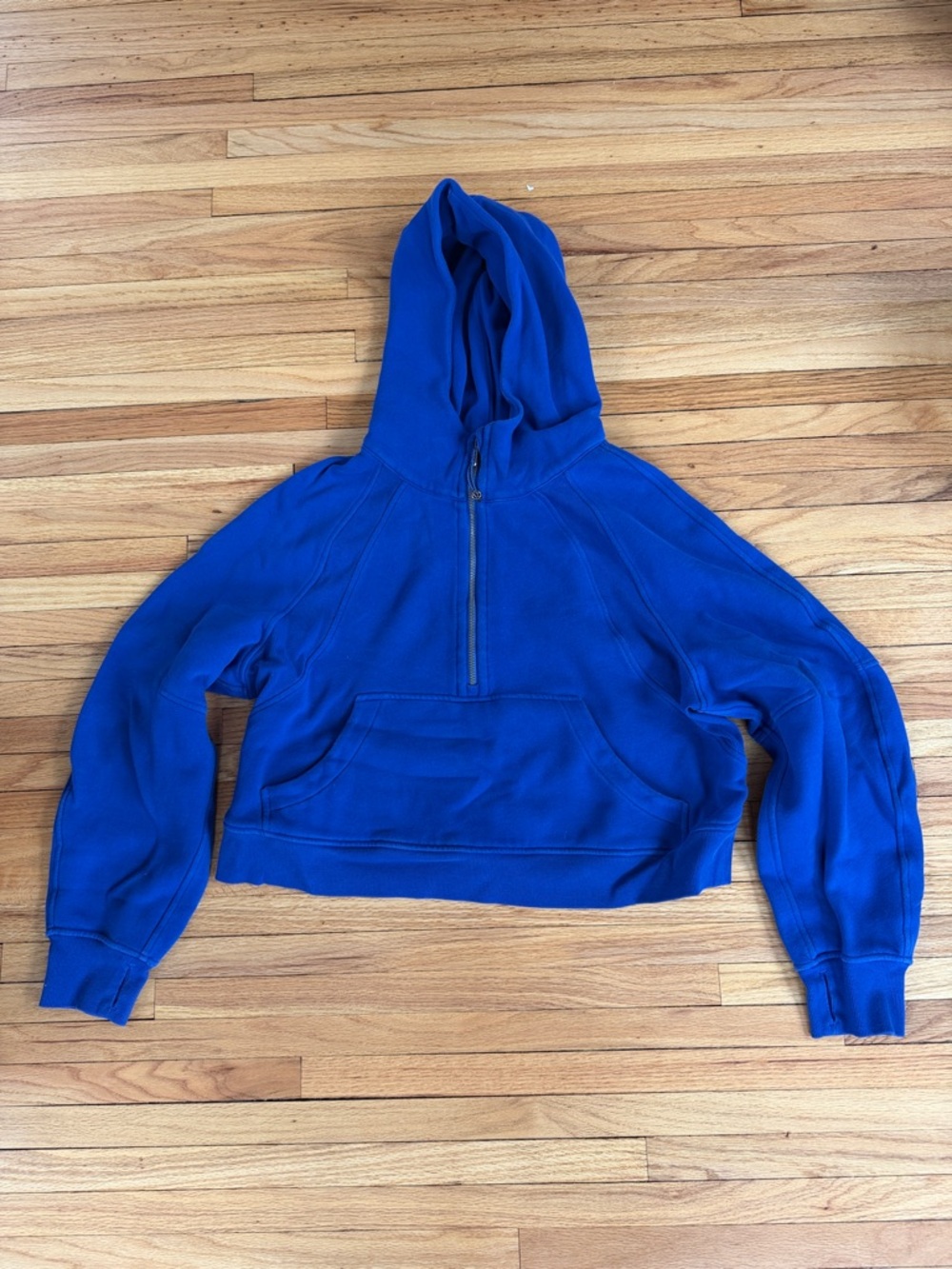 Lululemon cropped scuba hoodie - Cobalt Blue